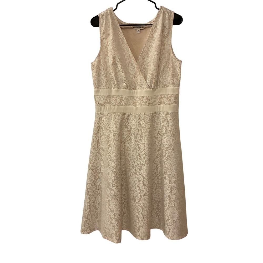 AA Studio AA Women's Lace Dress Size 16 Sleeveless Bridal Lined Party Elegant